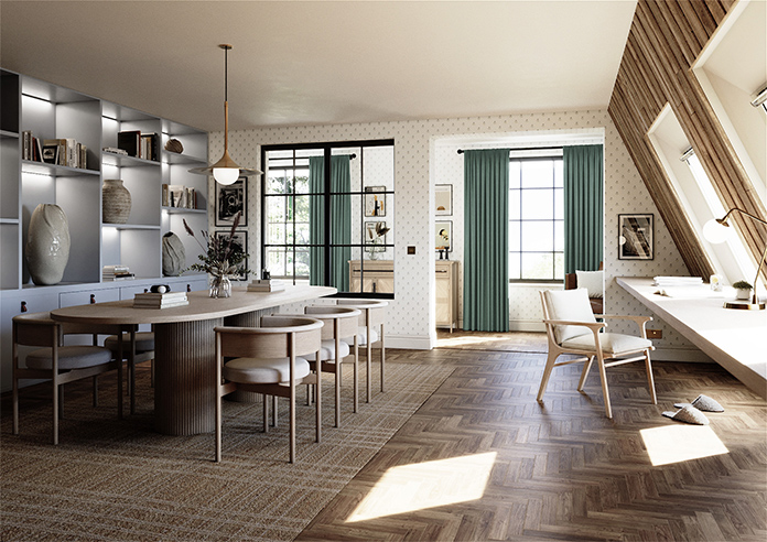 Akoya Faux Silk, Lustre Emerald Green - Made to Measure Curtain - Image 7